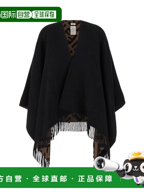 FENDI 女士西服 FXX715AEOWF0QT1 AW2023 黑色 FF斗篷