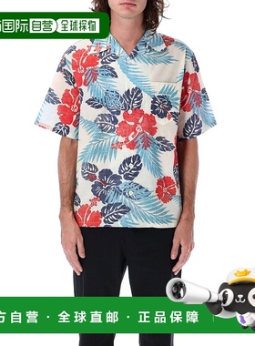 PRADA 男士衬衫 UCS41416YPF0E7D SS2025 花色 Short-sleeved pri