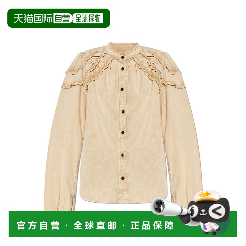 1h可退 ISABEL MARANT ÉTOILE 女士衬衫 HT0677FAC3G05EBEIGE