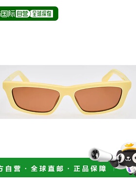 JACQUEMUS 男士太阳镜 TRAPEZIPASTEL AW2025 黄色 1NAK57Q0A
