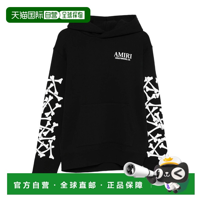 1h可退 AMIRI 男士卫衣 AMTOJR1129BLACK SS2026 黑色 长袖卫衣