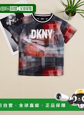 1h可退 潮奢 Dkny 唐可娜儿 女童 T恤童装 D25E68Z40