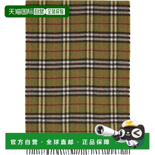 巴宝莉 女士 卡其色 1h可退 British Burberry Check Wool 潮奢
