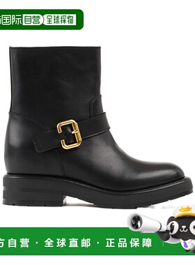 CHLOÉ 女士高跟鞋 C24A04NNV001 CO 黑色 CODDINGTON 短靴