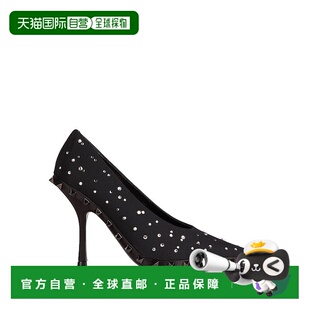 华伦天奴 Valentino 女士 浅口鞋 舒适时 1h可退 black黑色 潮奢