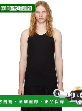 1h可退 潮奢 Julius 男士 黑色 Loop Membrane 背心 877CUM5