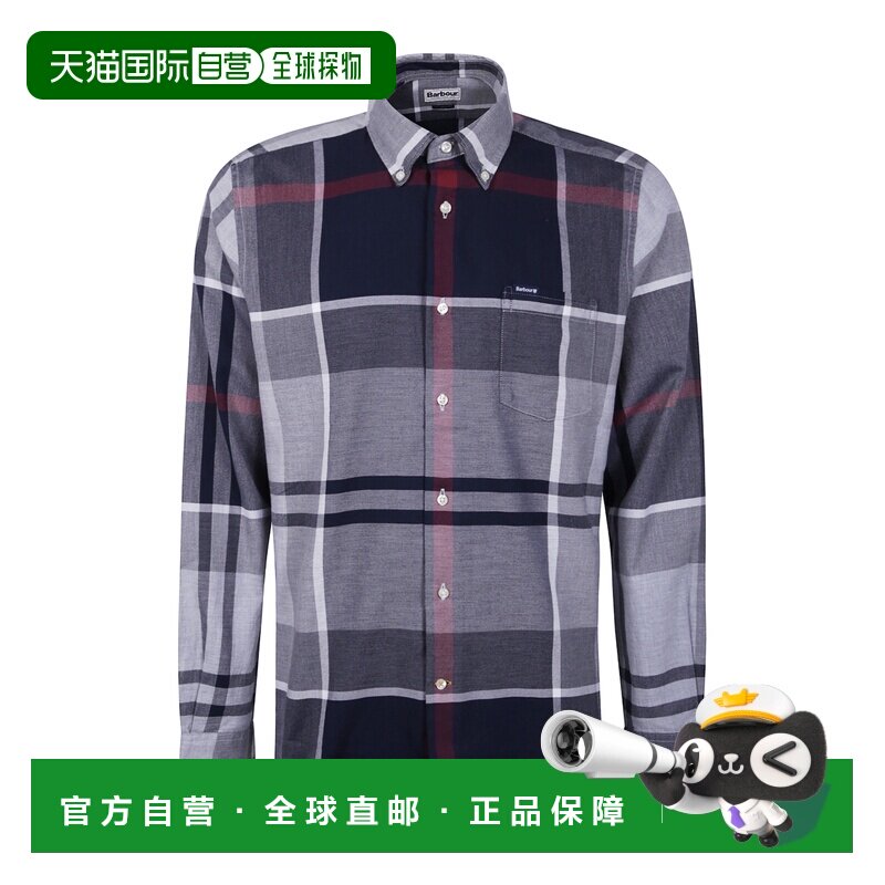 Barbour 男士衬衫 MSH4980MSHTN21 AW2025 花色 长袖格纹衬衫