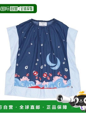 1h可退 潮奢 Simonetta 女童 连衣裙童装 blue蓝色 舒适时尚