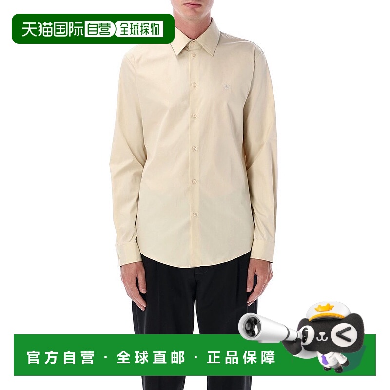 1h可退 潮奢 Burberry 巴宝莉 男士 EKD-刺繡長袖襯衫 8103939