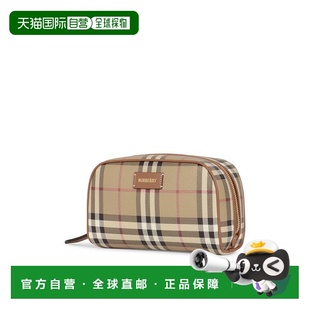 棕色 BURBERRY AW2025 8109811A9534 CLUTCH化妆包 女士手拿包