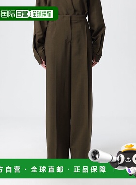 FENDI 女士休闲裤 FR6655AQ3HF1T6G CO 绿色 Wool skirt阔腿裤