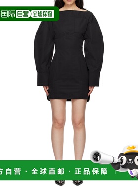 JACQUEMUS 女士连衣裙 243DR1991519990 CO 黑色 Cotton Dress