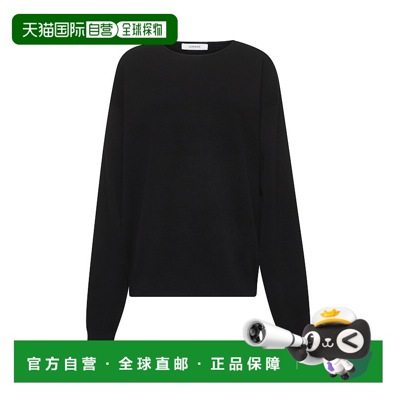 1h可退 LEMAIRE 女士卫衣 TO1373LK1041BK999 SS2025 黑色