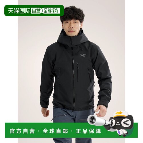 Arc'teryx 男士户外冲锋衣 X000010283BLACK CO 黑色 Beta SV Jac