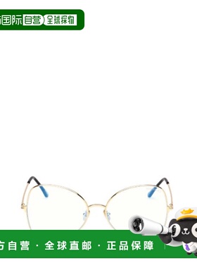 TOM FORD 女士眼镜 FT6049B028 SS2025 白色 全框平光镜