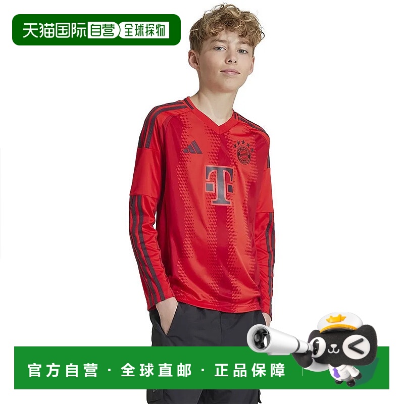 ADIDAS FC Bayern Munich 24/25主场青少年长袖T恤 中性球衣