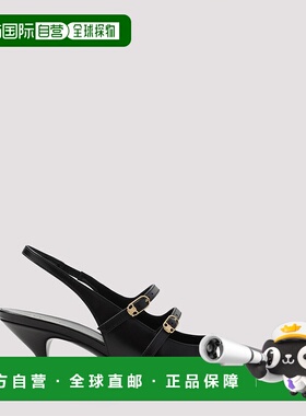 CELINE 女士高跟鞋 36232517638NO AW2025 黑色 DOUBLE STRAPS MA