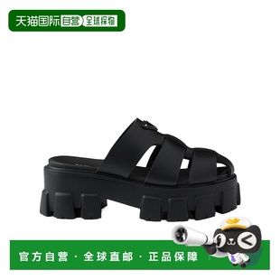 PRADA 黑色 女士凉鞋 厚底平底凉 1XX7513LKKF055F0002 1h可退