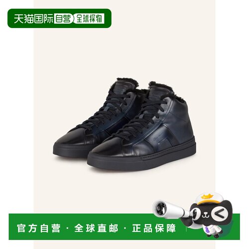 SANTONI 男士运动鞋 100159951717000 CO 深蓝色 High-top sneake