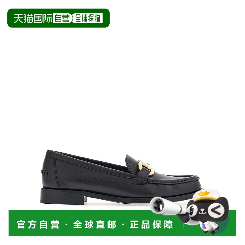 1h可退 SALVATORE FERRAGAMO 女士芭蕾乐福鞋 0769755NERO AW2025