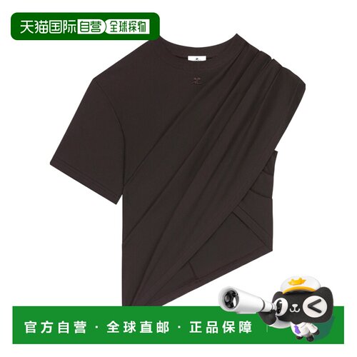 COURREGES 女士T恤 226JTS241JS0290CHOCOLATE SS2026