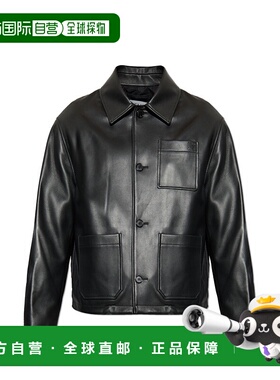 LOEWE 男士夹克 H526Y34L860BLACK AW2025 黑色 Leather jacket w