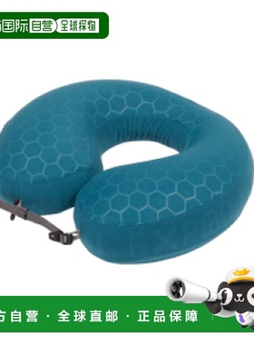 Exped充气U形颈枕蓝色露营防寒户外家用便携耐磨多功能