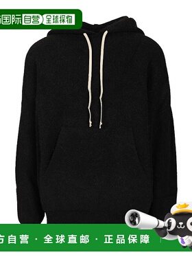 RICK OWENS 男士卫衣 RR02E1698KWP09 AW2025 黑色长袖