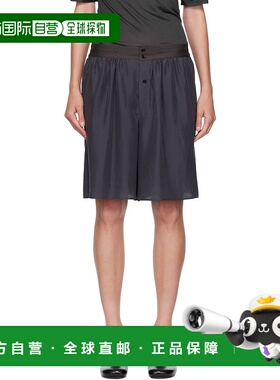 1h可退 潮奢 Lemaire 女士 灰色 Soft 短裤 PA1220LF1459五分裤