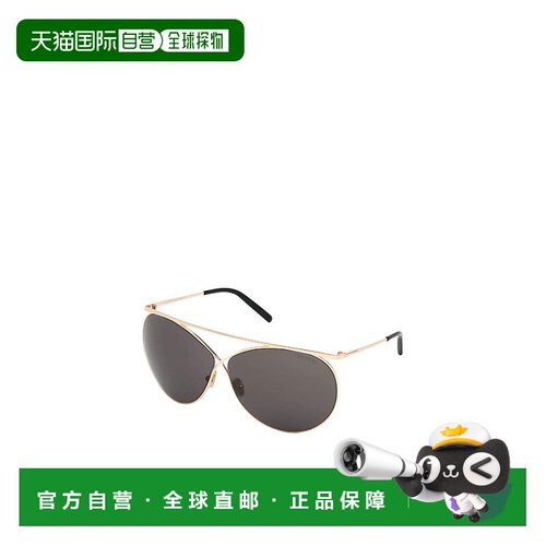 1h可退 TOM FORD 女士眼镜 FT076128A SS2024 黑色 全框太阳镜