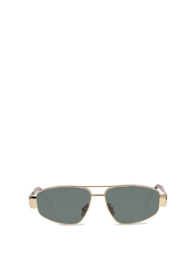 CELINE 男士太阳镜 4S281CMLB35SG CO 绿色 Triomphe Sunglasses