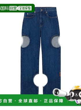 OFF-WHITE 女士牛仔裤 SS2025 OWYA06AF25DEN0024400直筒裤