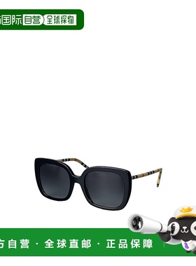 BURBERRY 女士眼镜 432338538G AW2024 黑色 方形太阳镜