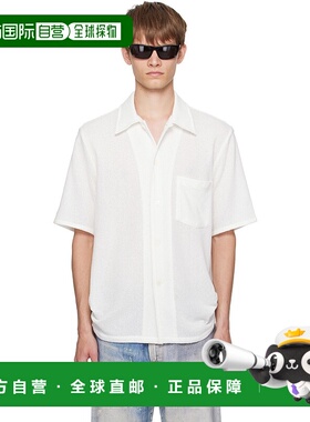 1h可退 潮奢 Our Legacy 男士 白色 Box 短袖衬衫 M2202BO