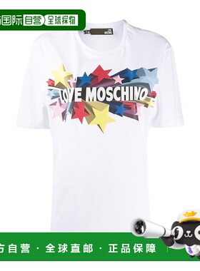 1h可退 MOSCHINO 女士衬衫 W4F8729M3876A00 SS2020 白色 立体星T