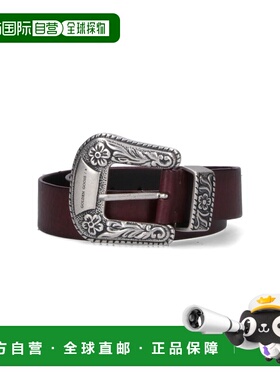 1h可退 潮奢 GOLDEN GOOSE 女士 Goose 金色红色皮带 GWA00179A00