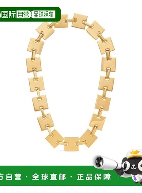 CELINE 女士项链 460GQ6BRA35OR AW2022 黄色 徽标方形项链