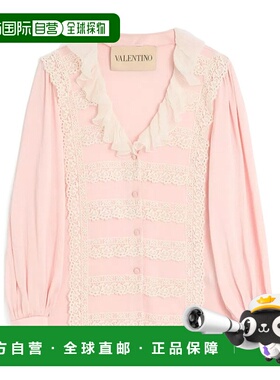 VALENTINO 女士衬衫 BAB7W09AY0P7 CO 粉红色 长袖衬衫泡泡袖