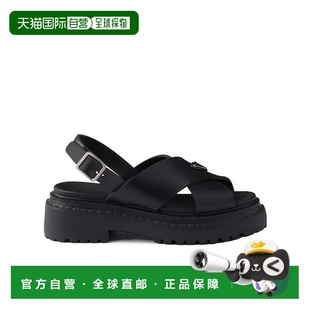 AW2025 1h可退 1X102O3LKKF055F0002 女士凉鞋 黑色普拉达 PRADA