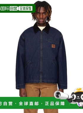1h可退 潮奢 CARHARTT WIP 男士 蓝色 OG Detroit 牛仔夹克 I0347