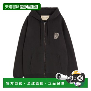 VMF29PB360NO 卫衣 AW2025 黑色长袖 VALENTINO 帽衫 男士