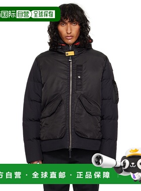 1h可退 潮奢 Parajumpers 男士 黑色 Vantage 羽绒夹克 RU01