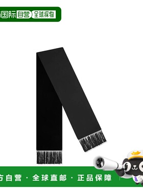 1h可退 TOM FORD 男士围巾 SSE021VCS10LB999 AW2025 黑色