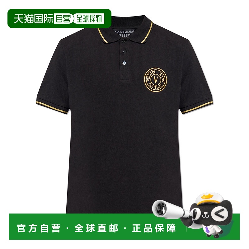 1h可退 VERSACE JEANS 男士POLO衫 79GAGT00CJ01TG89 AW2025