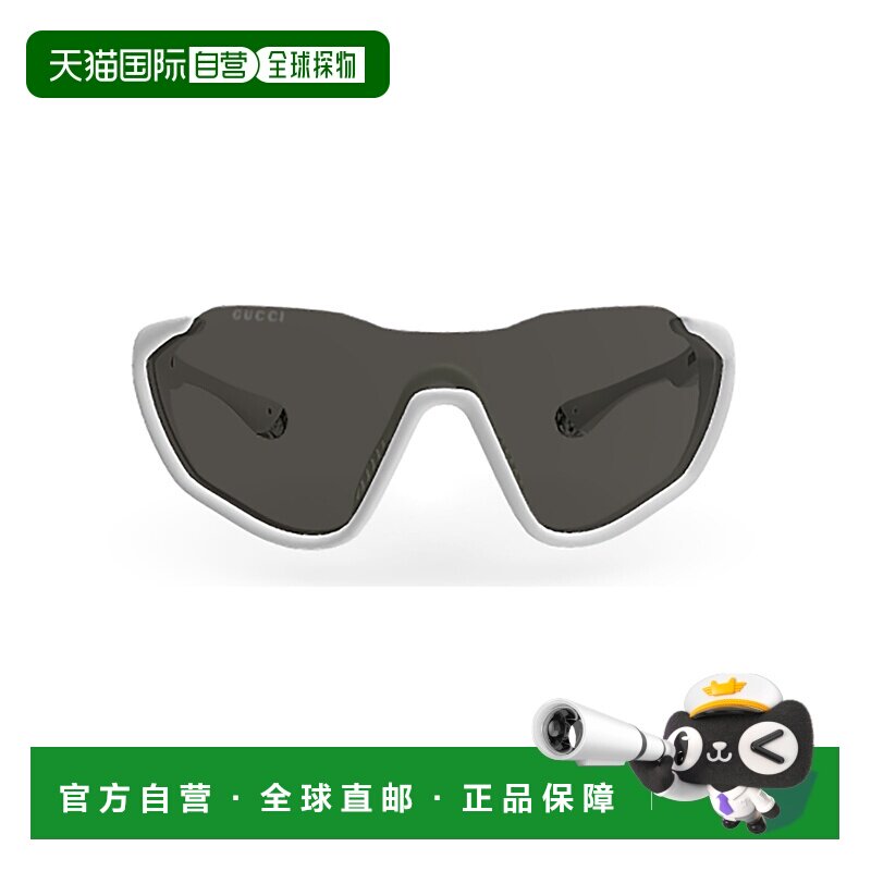 GUCCI 女士太阳镜 GG2018S005 AW2025 黑色古驰 太阳镜几何框