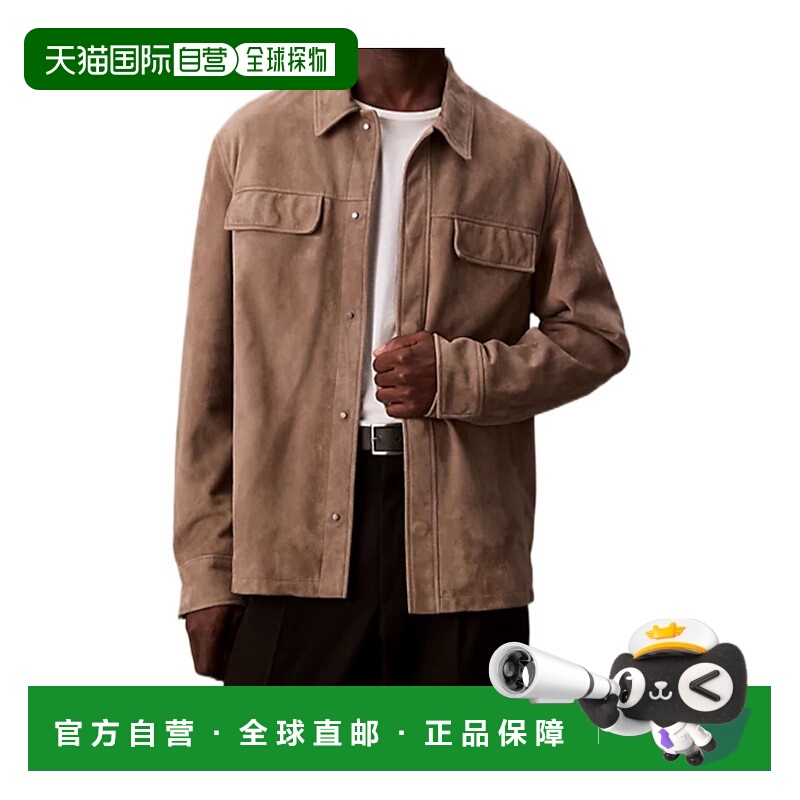 1h可退 CALVIN KLEIN 男士夹克 LV04LC425GPDK AW2025 棕色