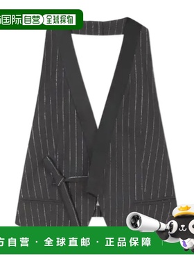 KENZO 女士马甲 FG52GI0139RB98 SS2026 黑色 Vest with lurex th