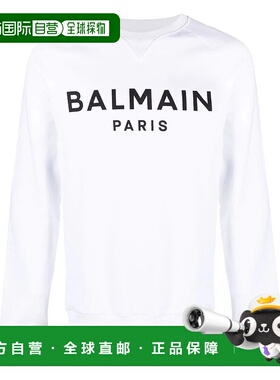 BALMAIN 男士针织毛衣  CO白色长袖 CH1JQ005BB65GAB