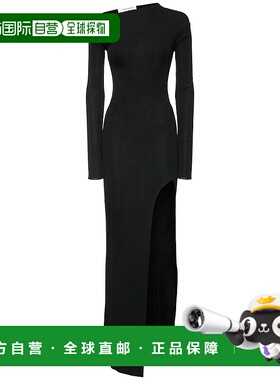 1h可退 潮奢 AYA MUSE 女士 Ciro真丝&粘胶纤维长款连衣裙长裙