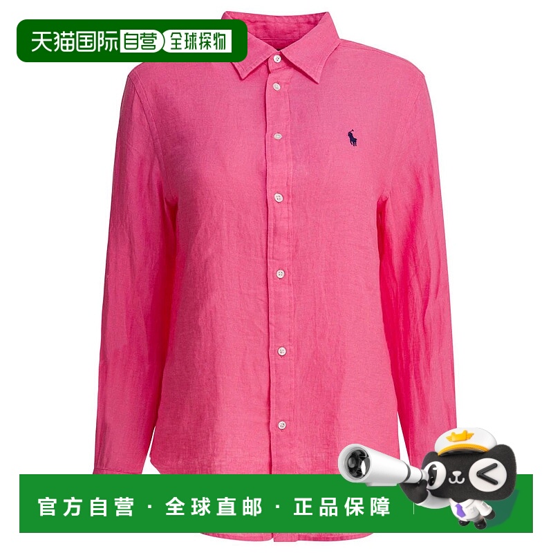 1h可退 POLO RALPH LAUREN 女士衬衫 211970730504PINK SS2026
